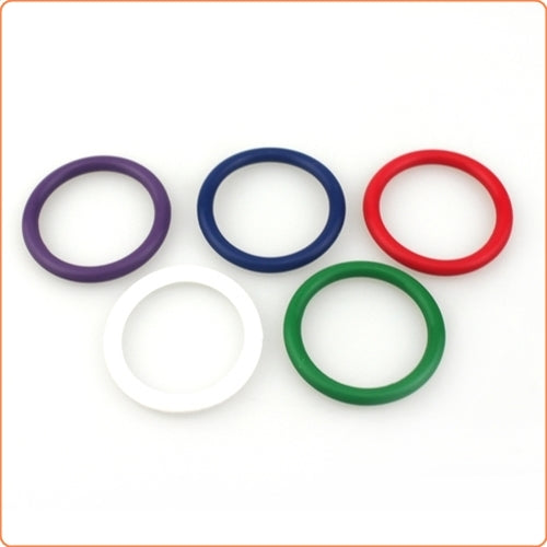 Rainbow Silicone Pleasure Rings (5 Pack)