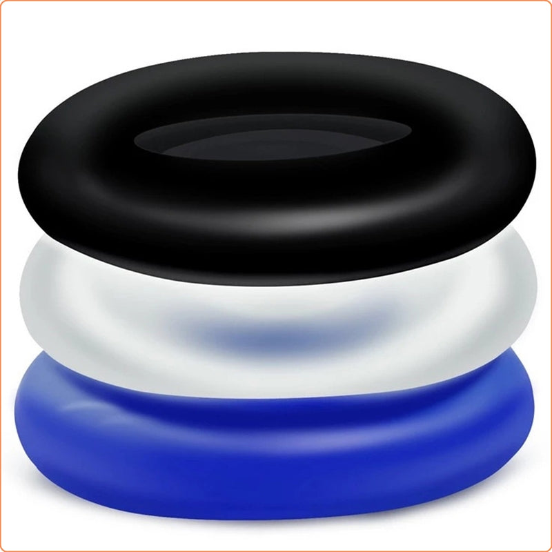 Stay Hard - Soft Stretchy Donut Cockrings