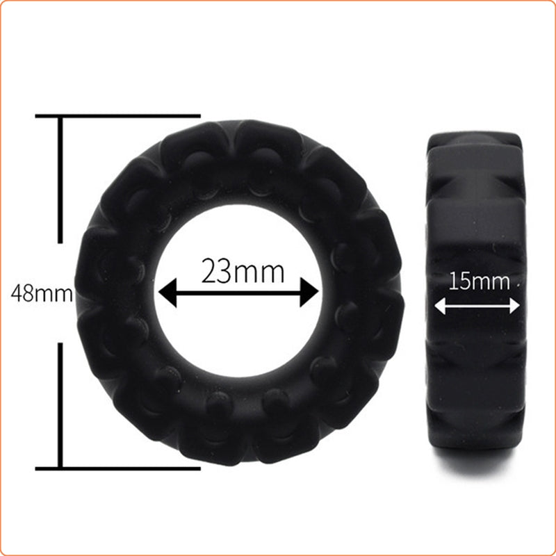 Extra Thick Silicone Cock Ring, Stretchy Penis Rings for Men Pleasure and Stay Harder