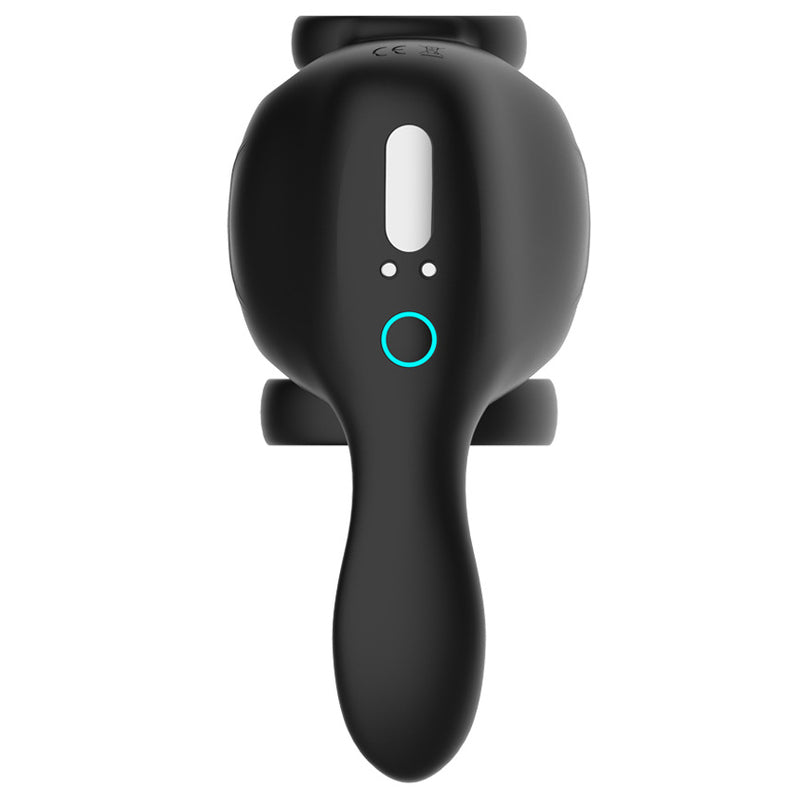 Vibrating Dual Penis Ring with Taint Teaser