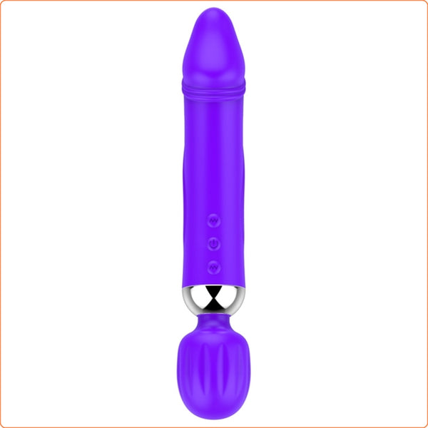 Wand Massager With Dildo Head