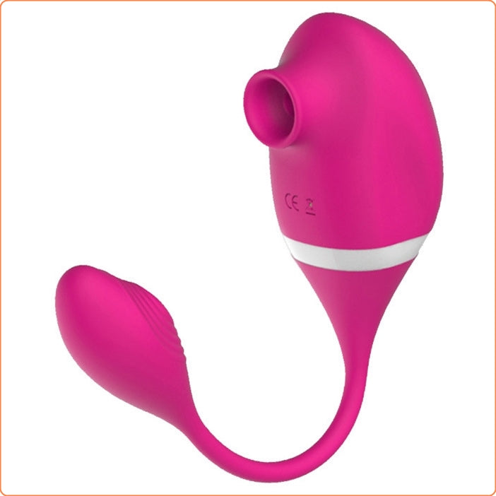 Nipple Clitoral Sucking Vibrator with Vibrating Egg