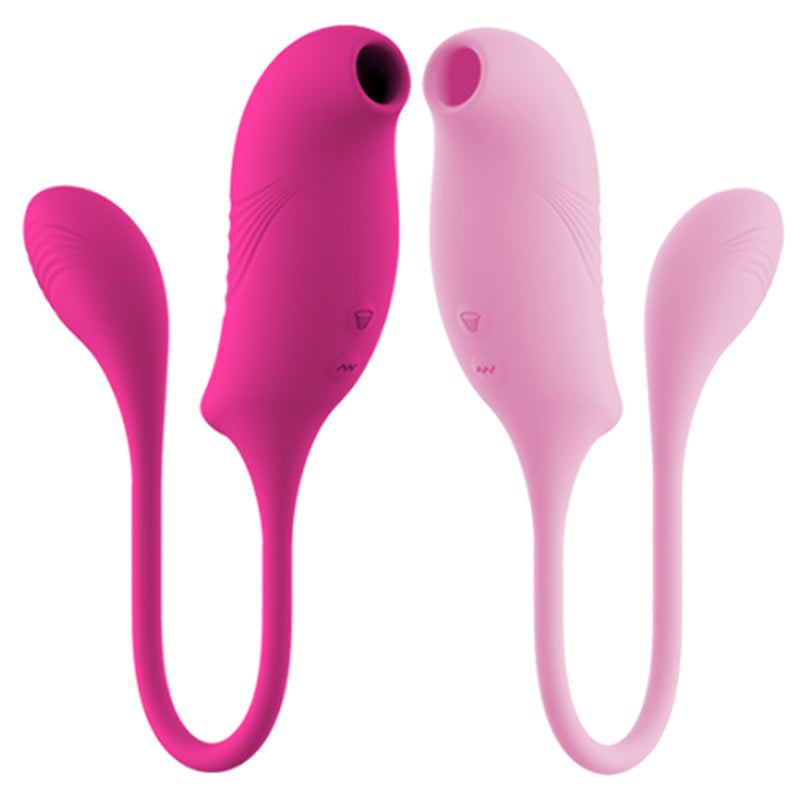 Clitoral Sucking Vibrator with Butt Plug